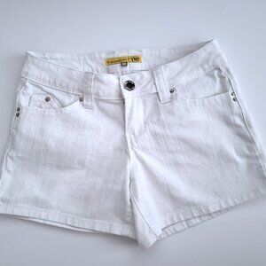 YMI Jeans White Denim Shorts - Size 3
